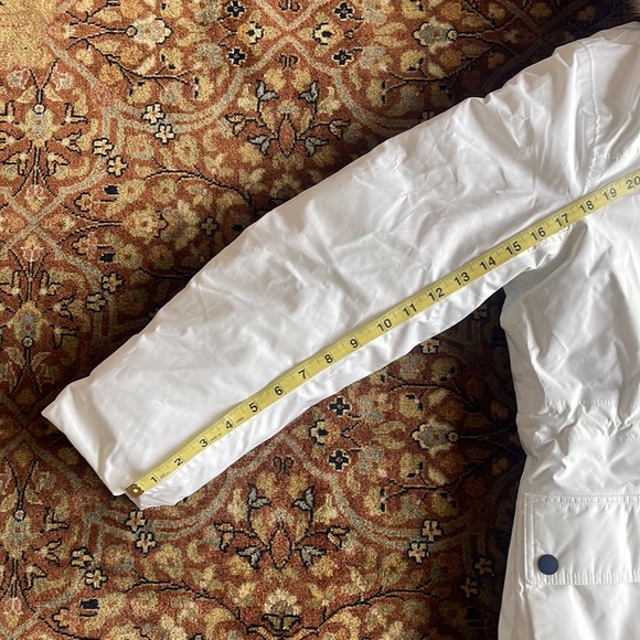 New Lands' End Women's Petite Expedition Down Winter Parka White S/P 6-8 - Picture 14 of 15